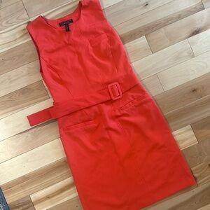 BCBG Maxazria belted sheath dress XS
